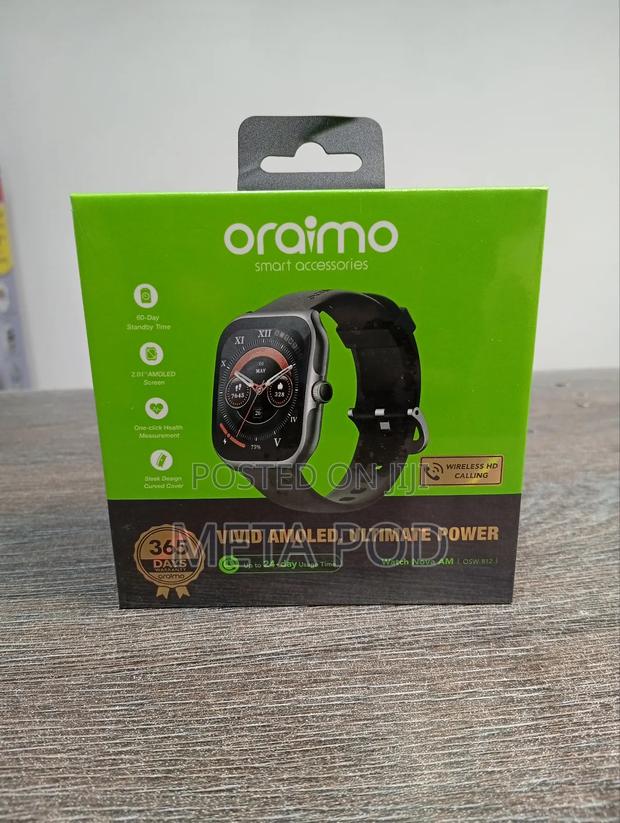 Oraimo Watch Nova Am2.01"Amoled Screen Smart Watch - main view