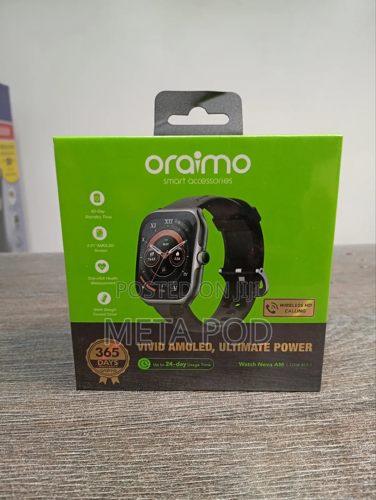 Oraimo Watch Nova Am2.01"Amoled Screen Smart Watch