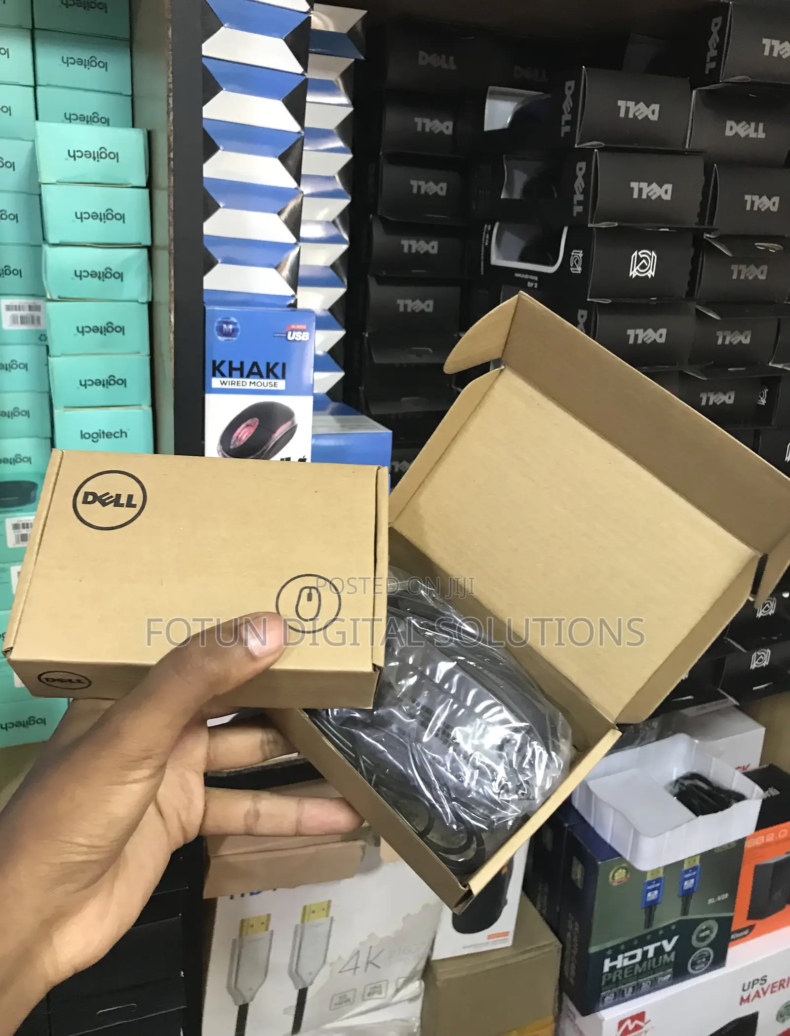 Dell Wired Usb Mouse - Optical Sensor, Great Value for Office