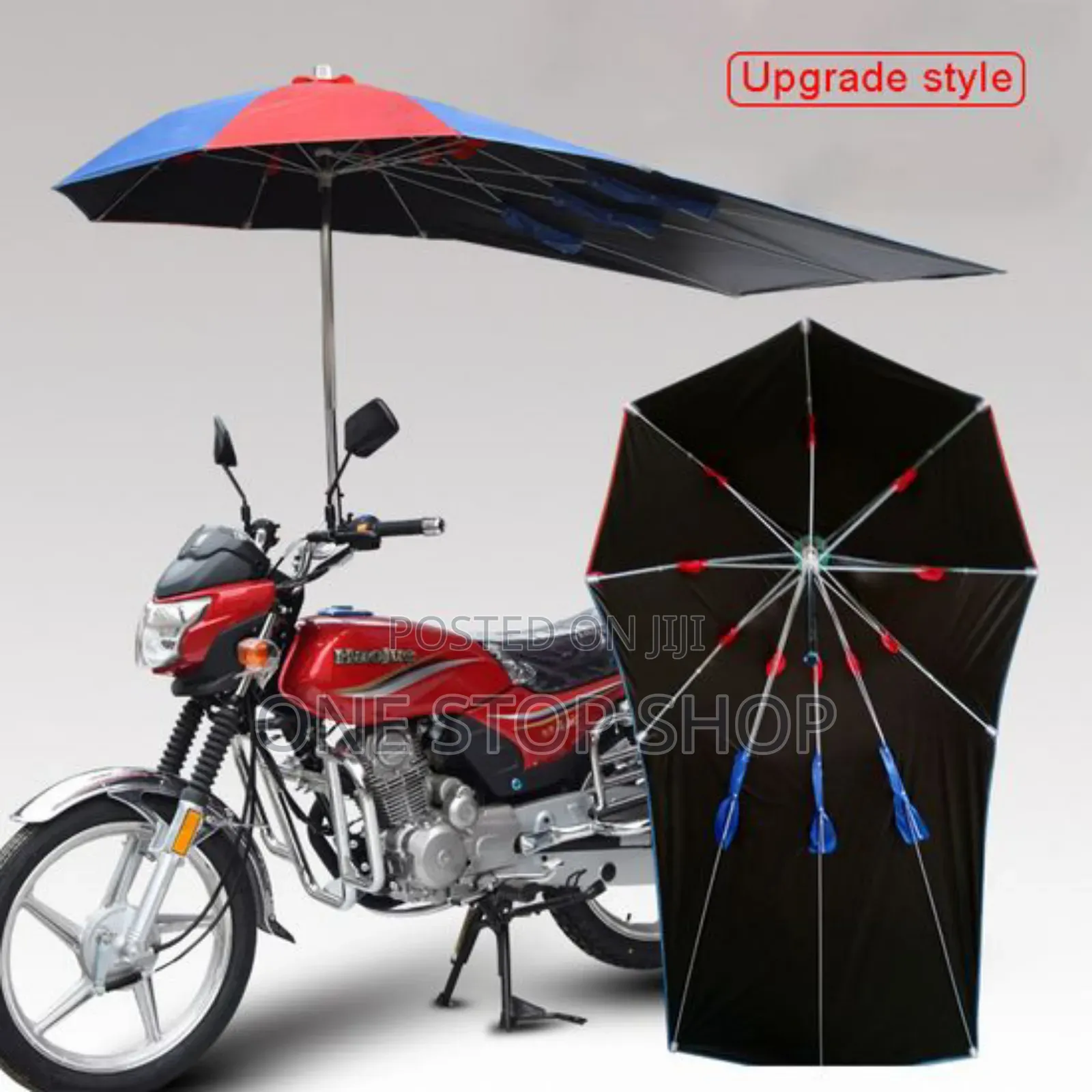 All Weather Outdoor Bike Sunshade Durable Motorbike Umbrella