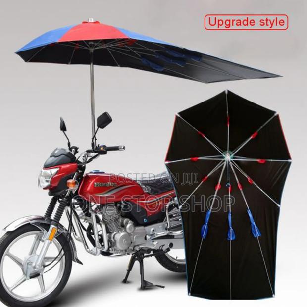 All Weather Outdoor Bike Sunshade Durable Motorbike Umbrella