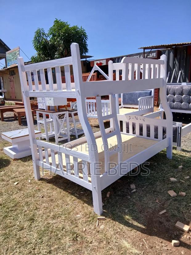 White Pure Double Decker Bed