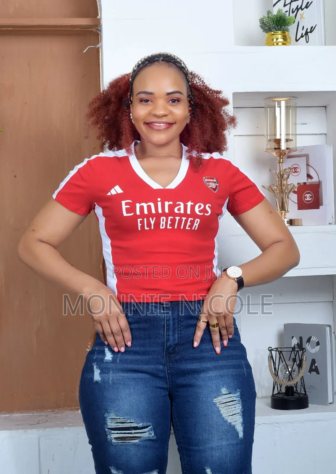 Ladies Emirates Tshirt/Tops . Arsenal Tshirt