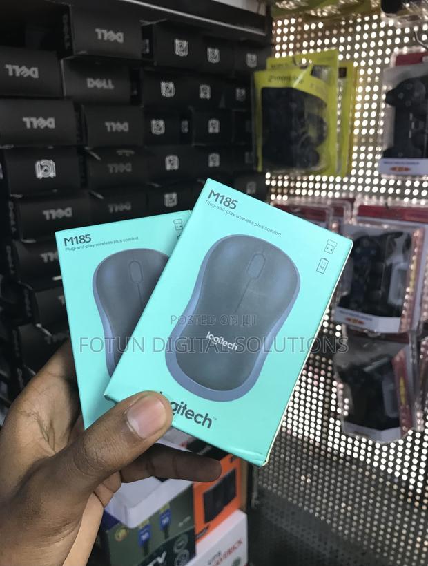 Logitech M185 Wireless Mouse for Travel- Nano Receiver Stores in Mouse