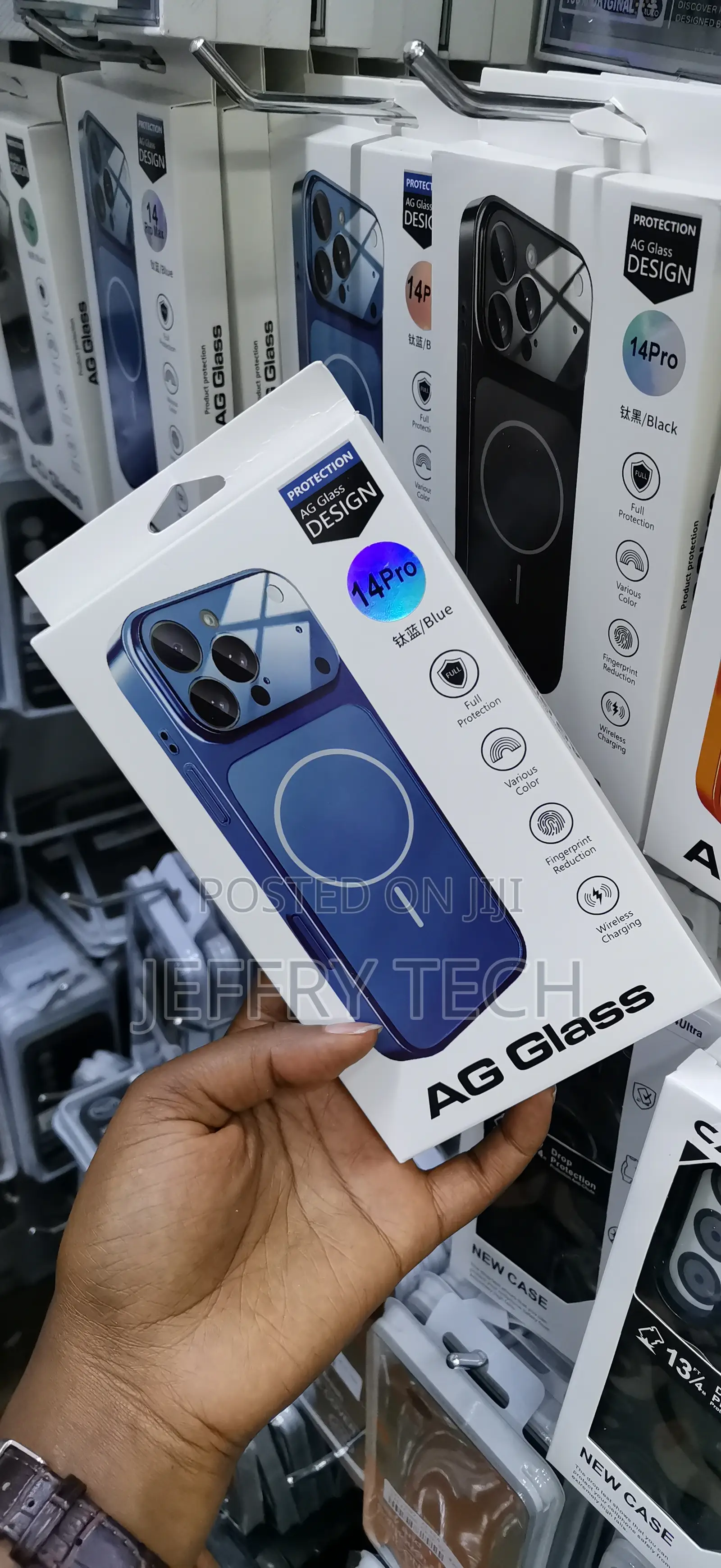 Kimie Ag Glass Converter Back Cover Compatible With iPhone 14 Pro