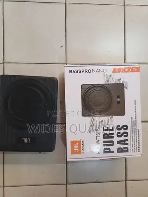 JBL Underseat Basspro Nano Ultra-Compact Powered Car Subwoofer.