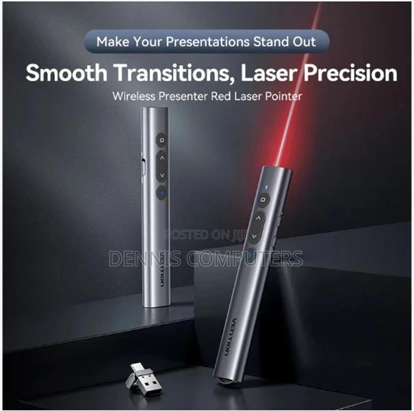 Wireless Powerpoint Presentation Clicker With Red Laser Pointer –