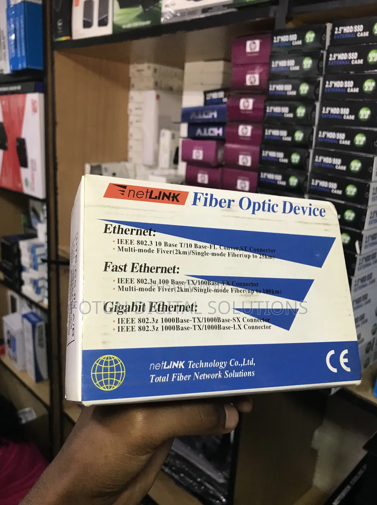 Netlink Single Mode Fibre Media Converter- Sc/Apc to Ethernet 1000mbps