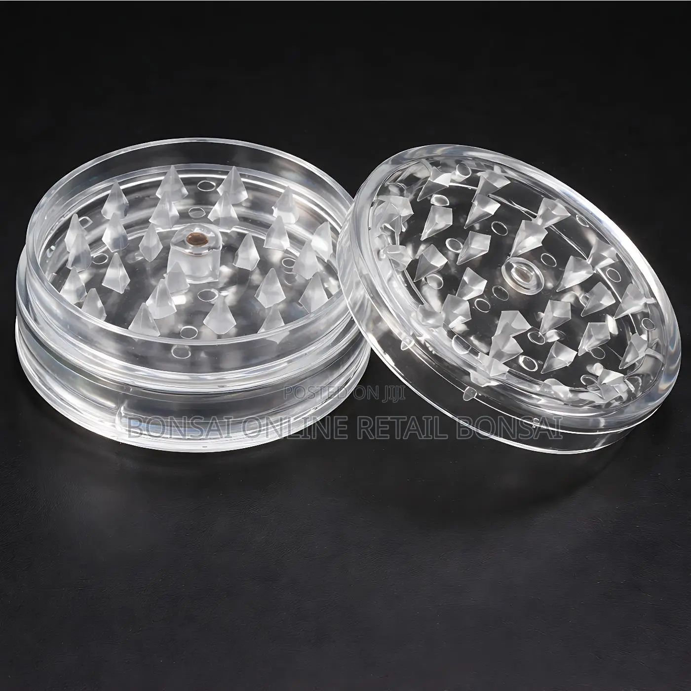 Plastic Herb Grinder Sharp Teeth Lightweight Manual Grinder