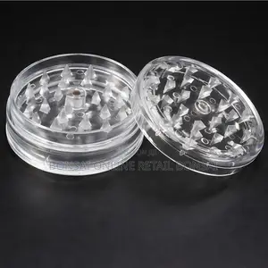 Plastic Herb Grinder Sharp Teeth Lightweight Manual Grinder