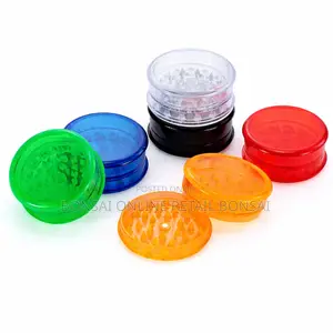 Plastic Herb Grinder Sharp Teeth Lightweight Manual Grinder