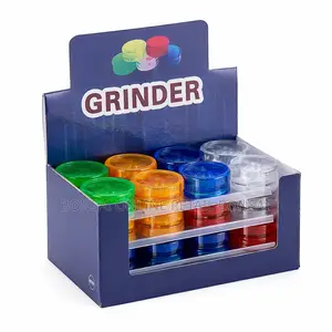Plastic Herb Grinder Sharp Teeth Lightweight Manual Grinder