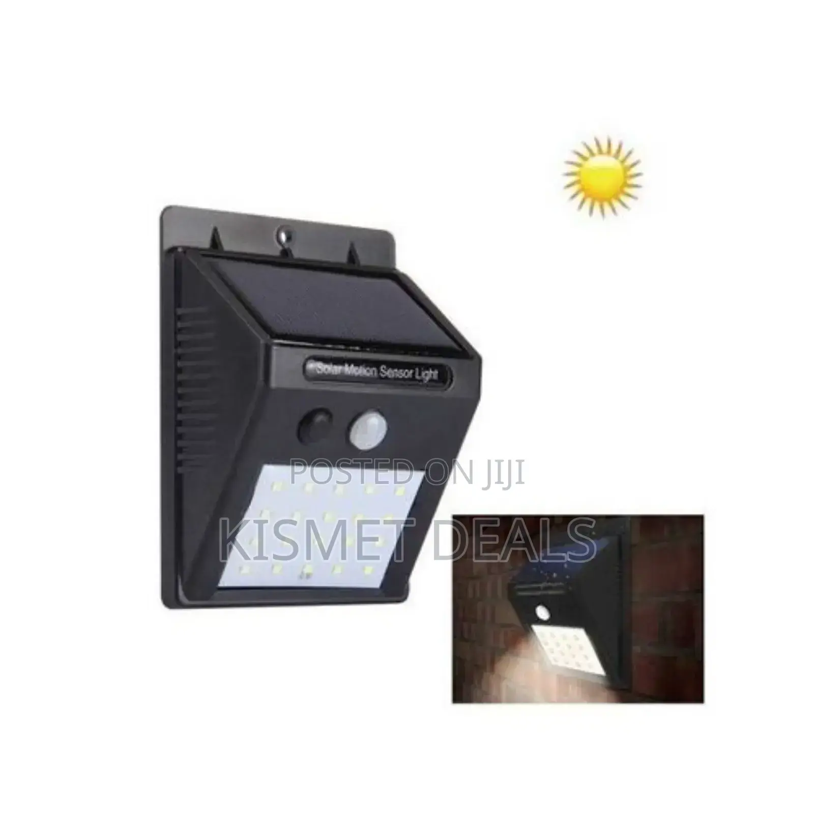 Solar Light Outdoor Motion And Night Sensor Light White