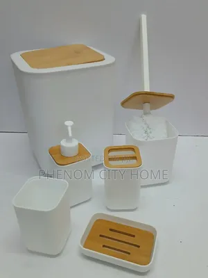 Grey and White Bathroom Accessories