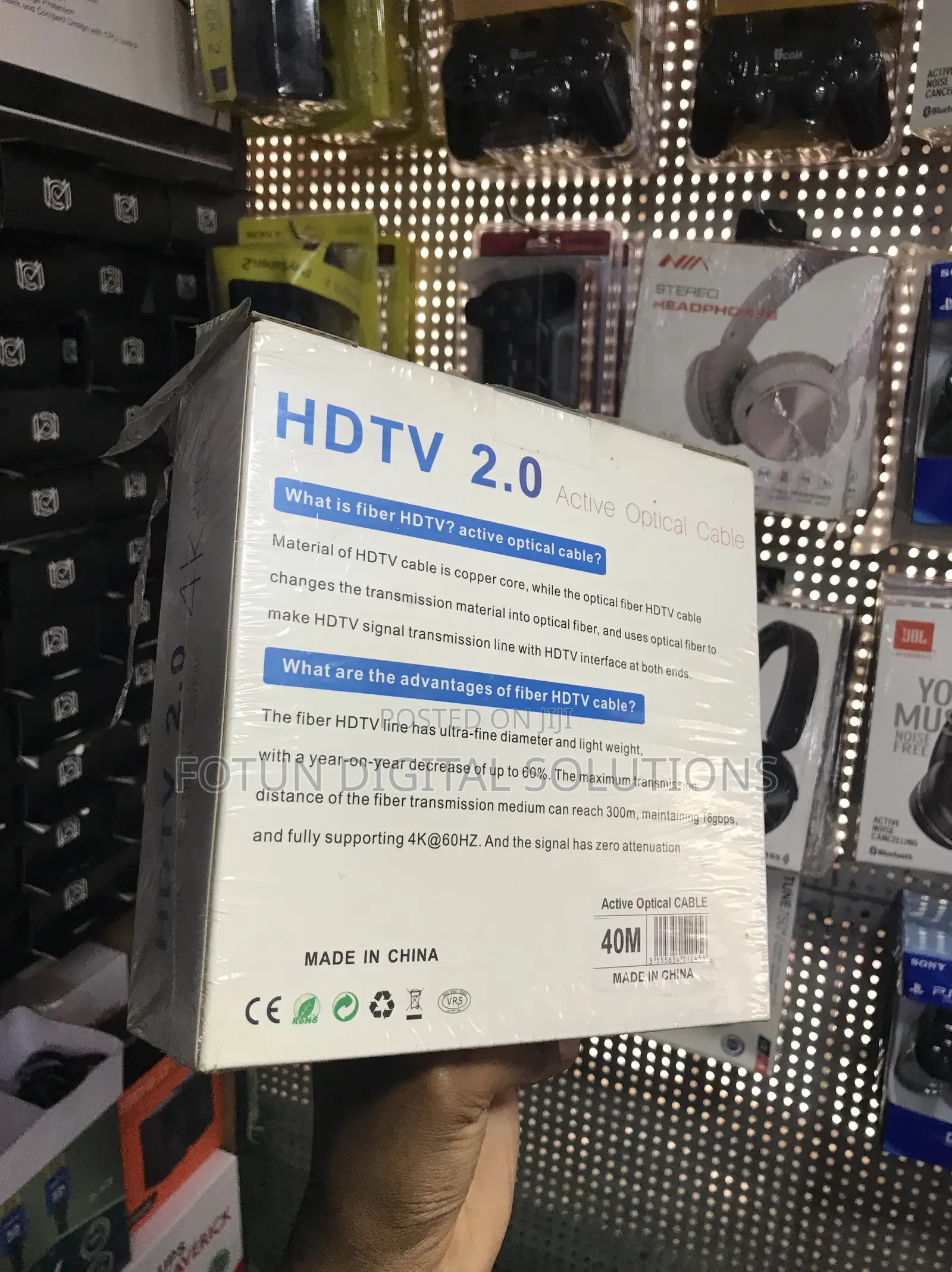 40m HDTV 2.0 Aoc for Digital Signage - Stable Signal Over Long Run