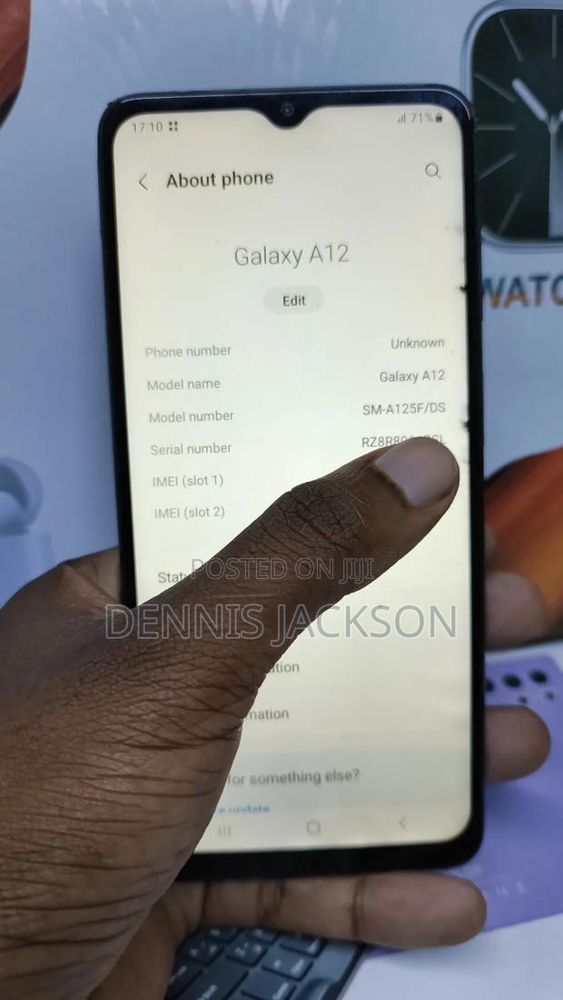 Samsung Galaxy A12 128 GB Blue - thumbnail 6