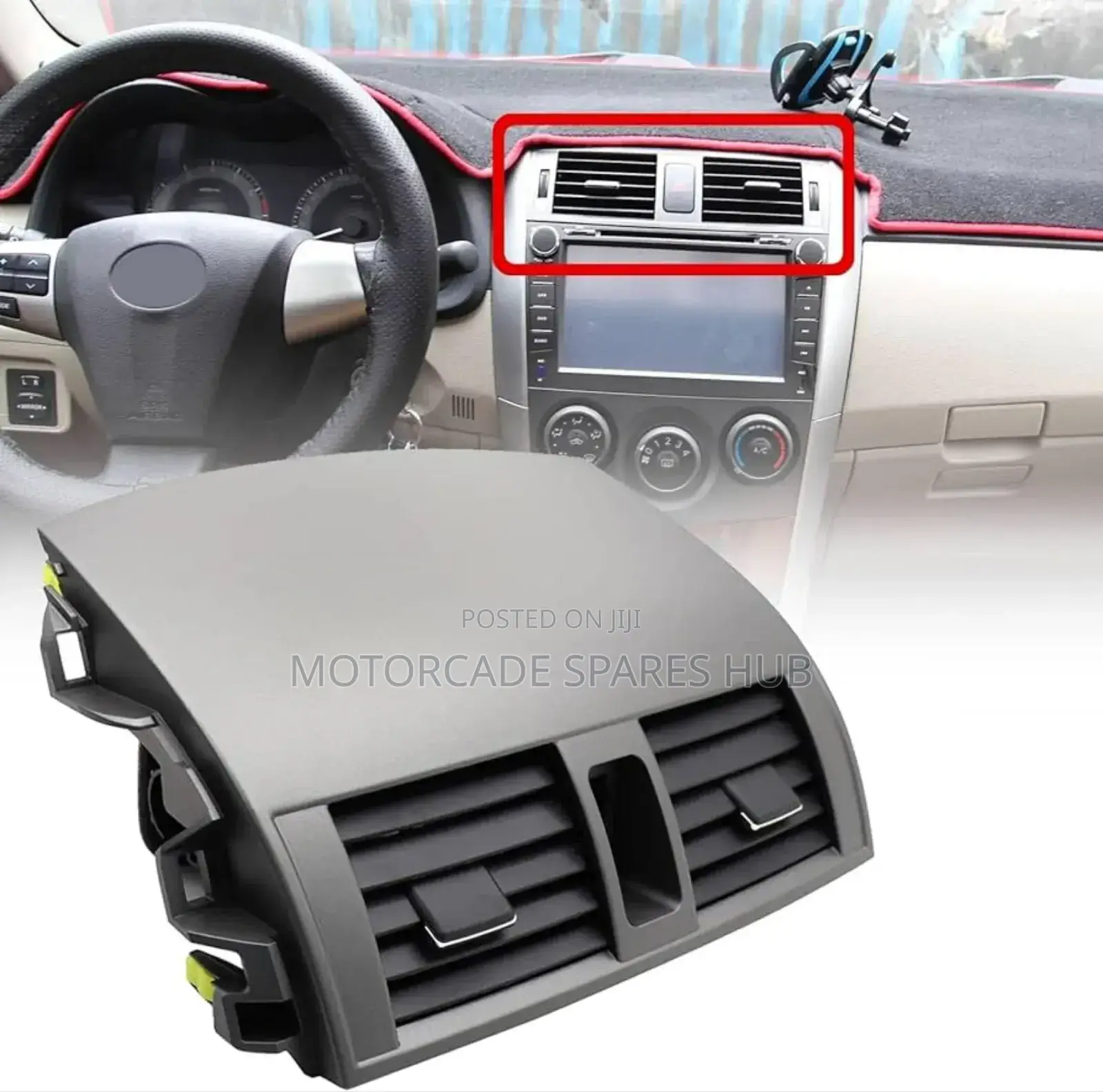 Toyota Fielder/Axio Dashboard Vents Console