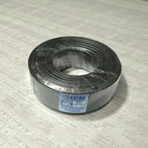 Astel High Quality Material 100m Rg6 Coaxial Cable- Black