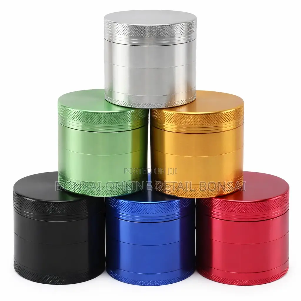 4-Layer Herb Spice Grinder Manual Crusher for Tobacco Kitchen Use