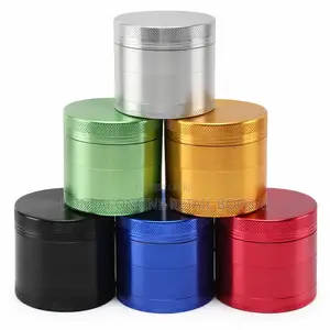 4-Layer Herb Spice Grinder Manual Crusher for Tobacco Kitchen Use