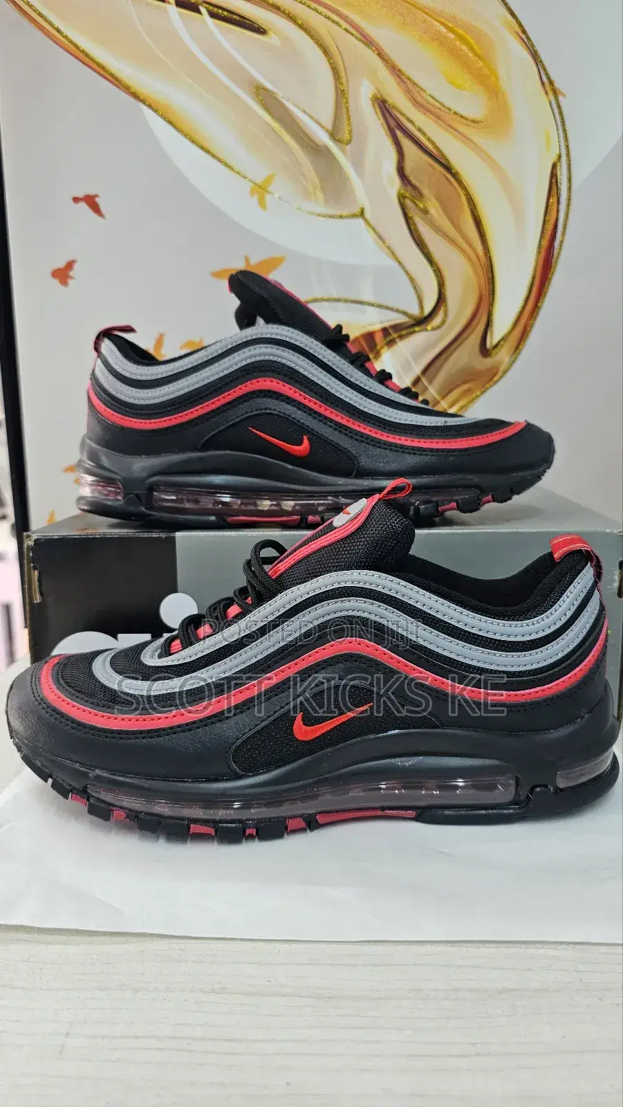 Nike Air Max 97 'Black Red Silver'