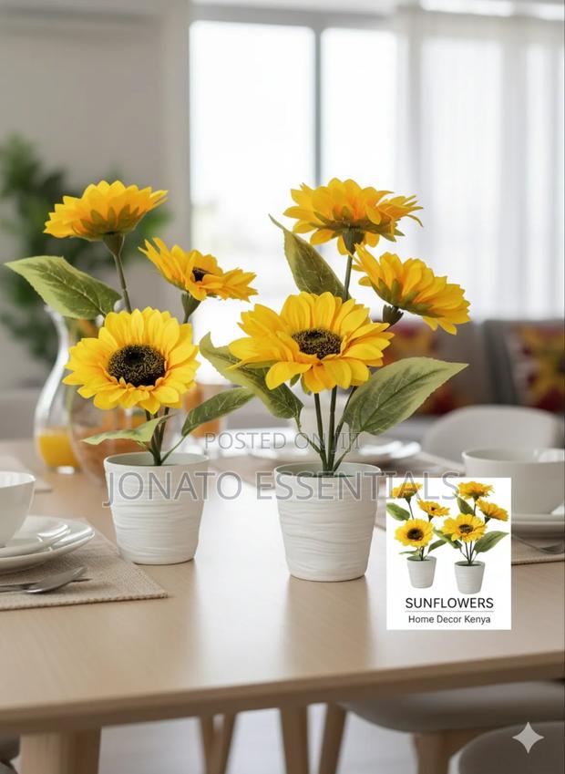 Sunflower Flower With Pot - main view