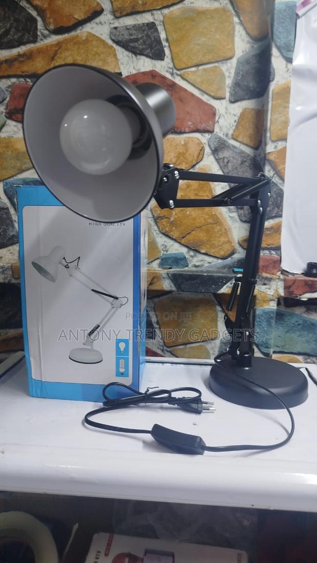 Adjustable Reading Desk Lamp With Clamp & Weighted Base - thumbnail 2