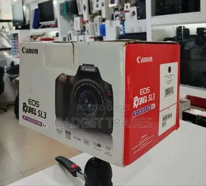 Canon Eos Rebel Sl3 DSLR Camera With 18-55mm Lens(Open Box)