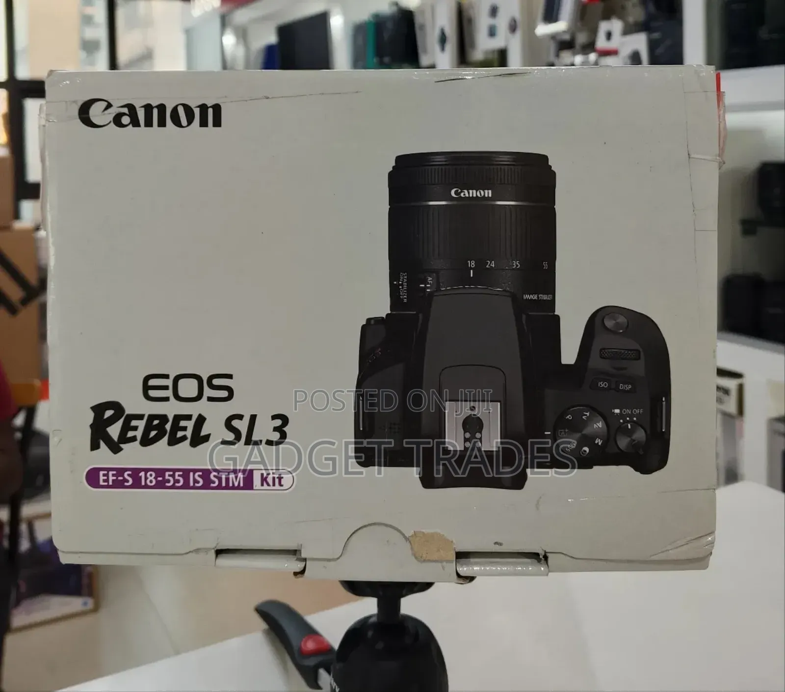 Canon Eos Rebel Sl3 DSLR Camera With 18-55mm Lens(Open Box)