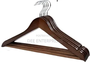 5pcs Wooden Hangers for Clothes