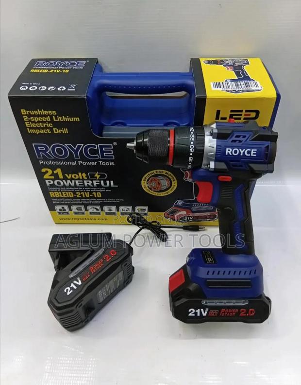 21v L.E.D Royce Brushless Drill - main view
