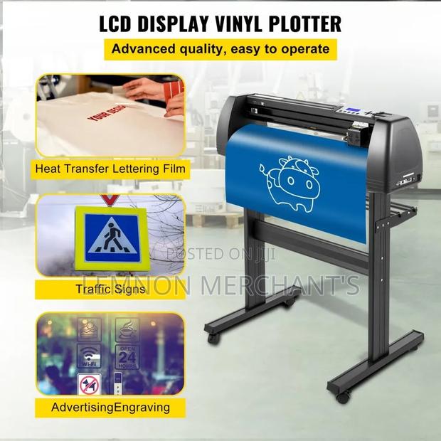 Vinyl Cutter Machine, 28" Vinyl Plotter, LCD Display Plotter Cutter - thumbnail 3