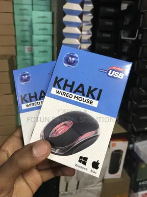 Wired Optical Usb Mouse 2-Pack - Basic Mice for Office School