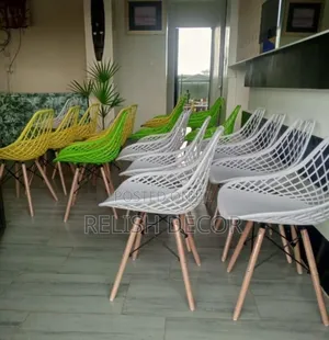 Lattice Plastic Dining Chairs