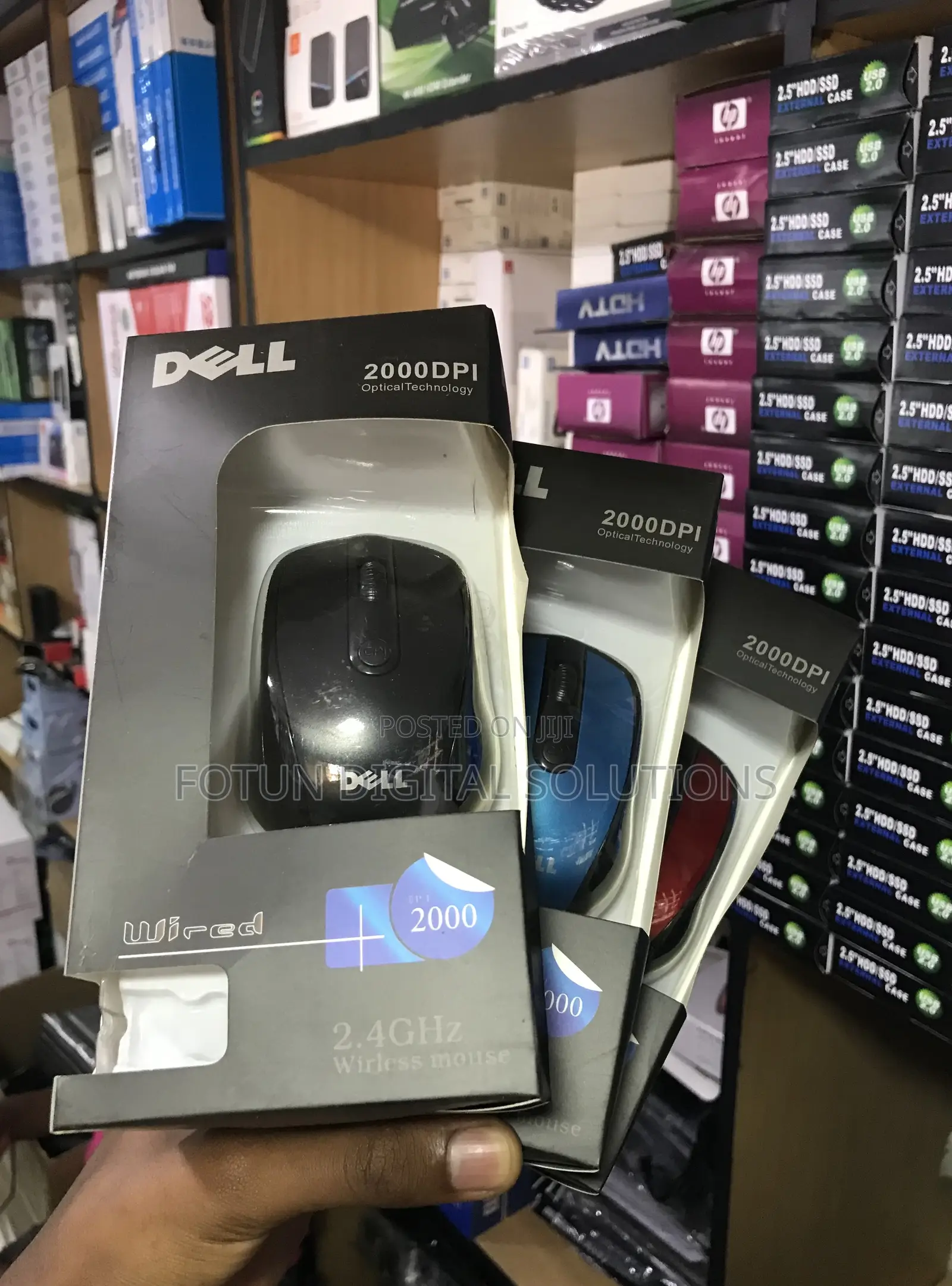 Dell Wireless Mouse - 2.4ghz With Usb Nano Receiver, Black