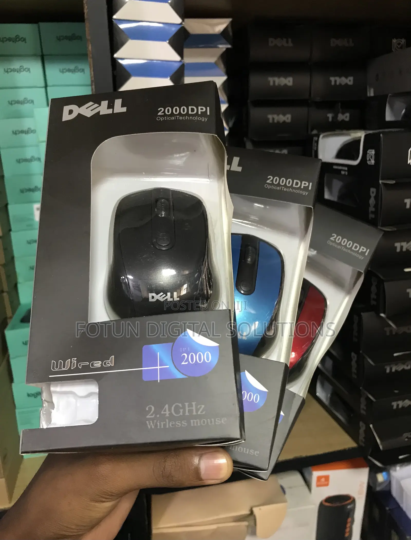 Dell Ergonomic Wireless Mouse - Quiet Click, Comfort Grip for Office