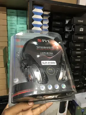 SLR-818mv Wired Headset With Enhanced Bass - Durable for Daily Use