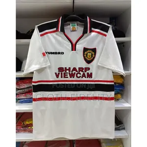 Manchester United Sharp 1998/1999 Away Retro Jersey.