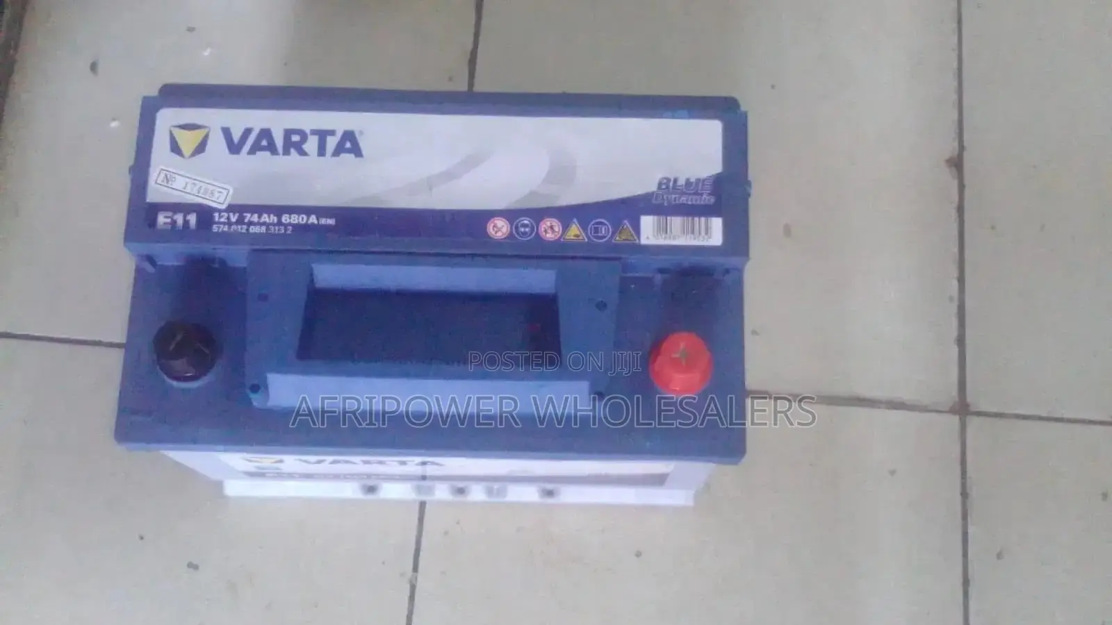 Varta Din 74 Car Battery Maintenance Free