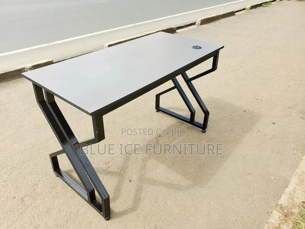 Double Metallic Working Table - main view