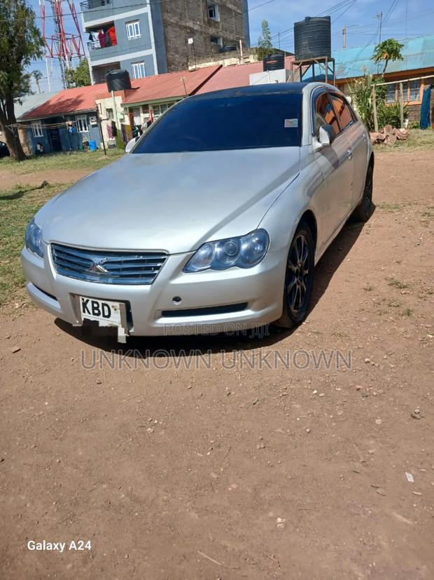 Toyota Mark X 2005 Silver - main view