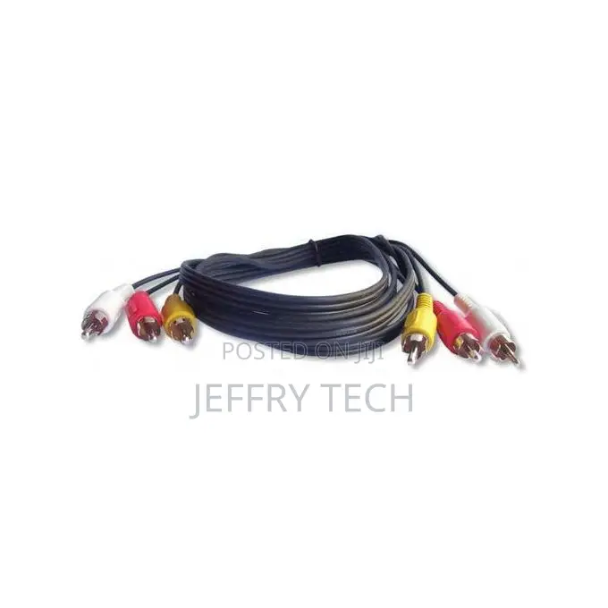 5m Rca Audio/Video Cable 3 Male to 3 Male