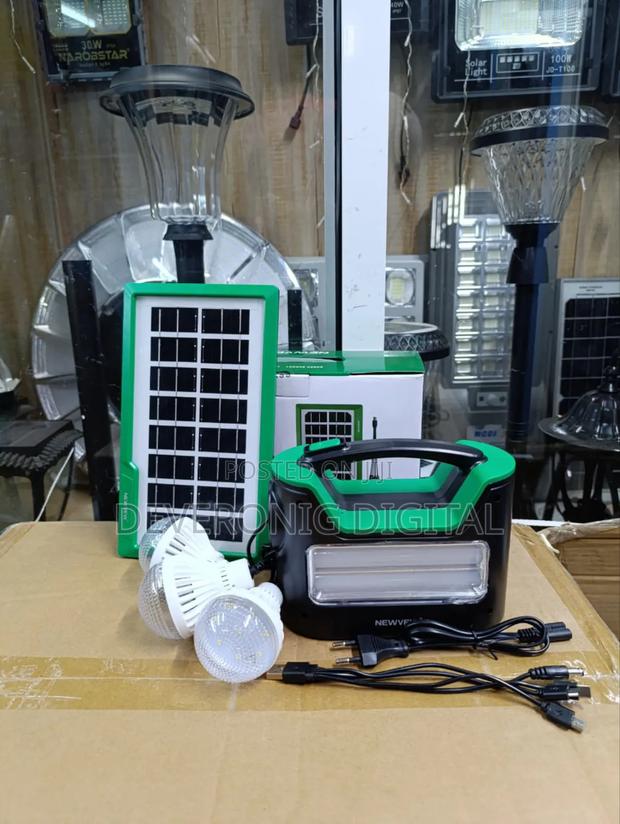 Nv-T202 Solar Lighting System With 3 Led Lights, - main view
