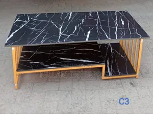 2-Tier Wooden Living Room Coffee Table