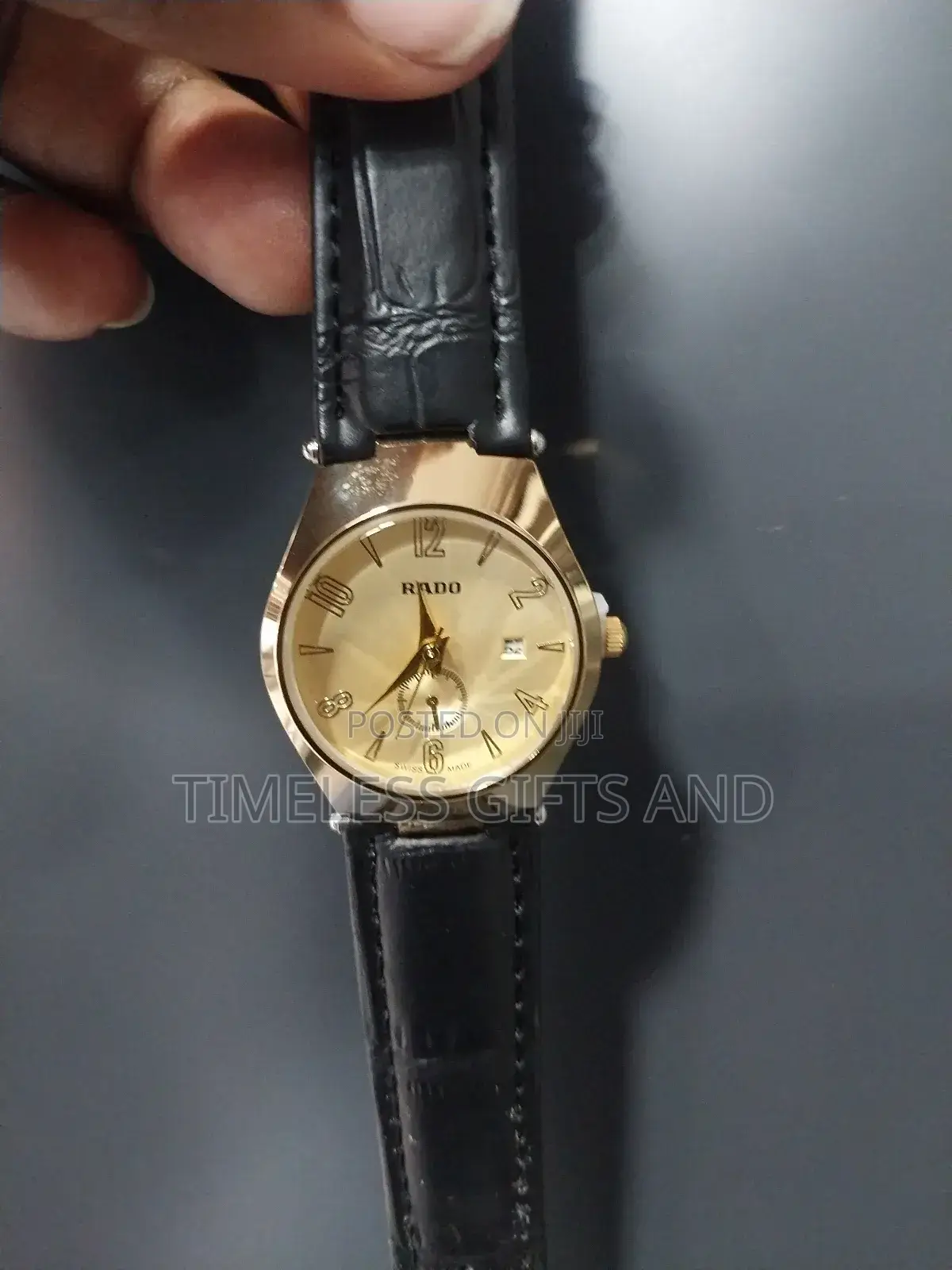 Rado Leather Black Simple Ladies Watch