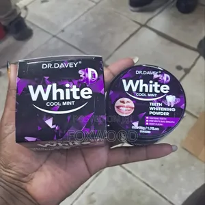 White Cool Mint Teeth Whitening Powder