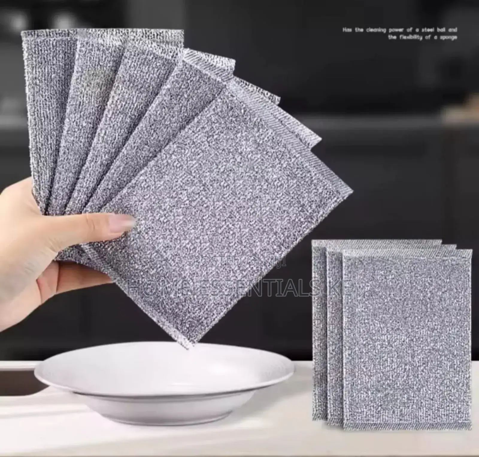 *5pcs Multi-Purpose Double Sided Wire Dish Cloth/ Scouring Pad