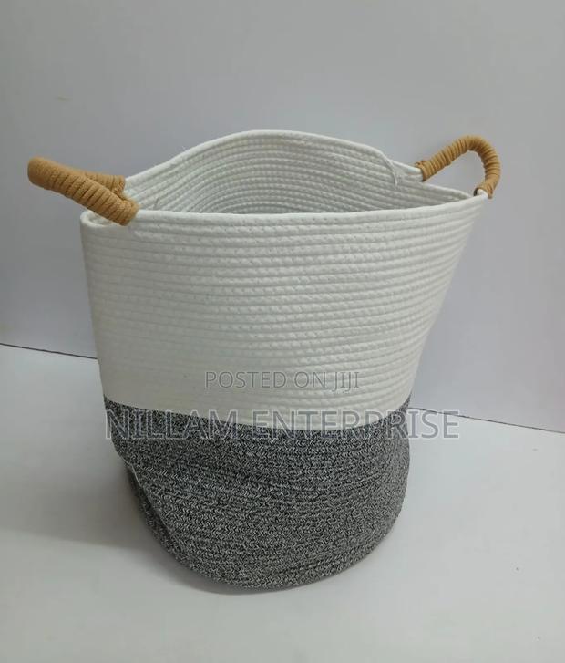 Big Laundry Basket Decorative Woven Basket