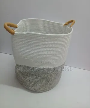 Big Laundry Basket Decorative Woven Basket