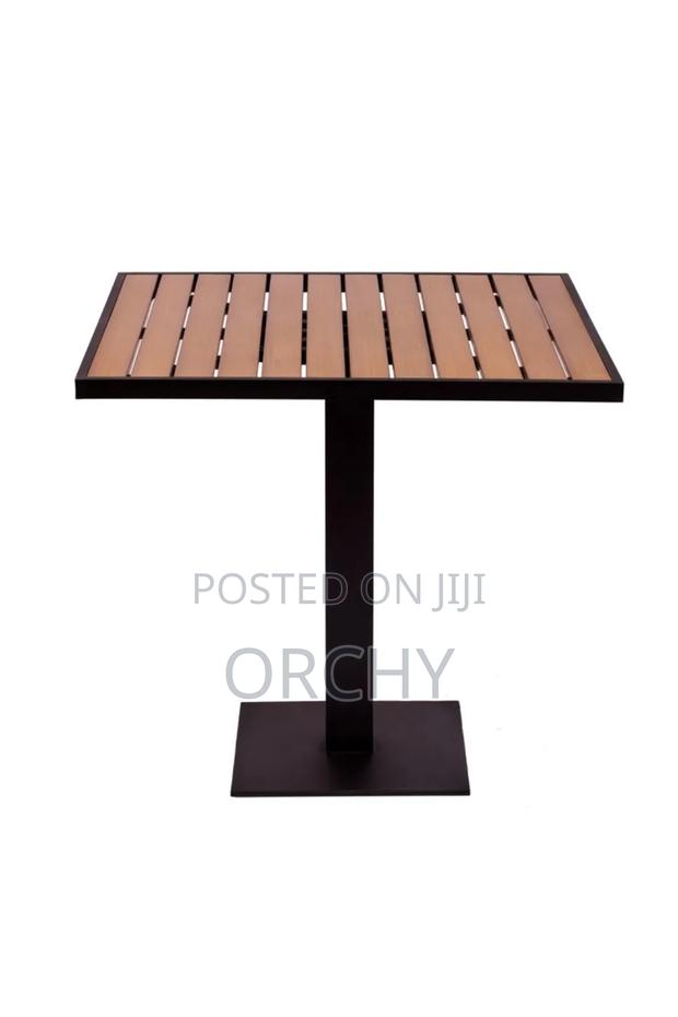Outdoor Wooden Table - main view